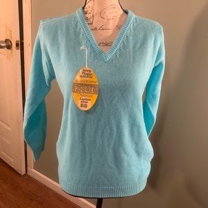 Vintage 100% Virgin Acrylic Pullover Sweater sz vintage 38 or sm/med new w/tags